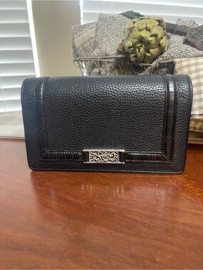 Brighton Leather Wallet Crossbody Bag *read